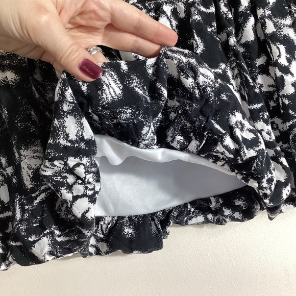 Rainbow Y2K Bubble Hem Micro Mini Skirt Size L - Picture 6 of 11